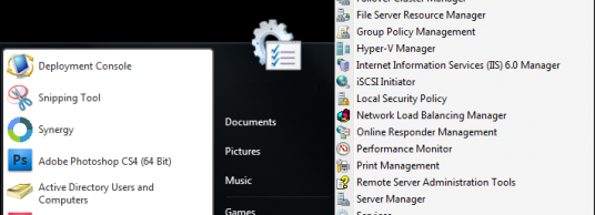 Install Remote Server Administration Tools in Windows 7 Windows 7 Start Menu
